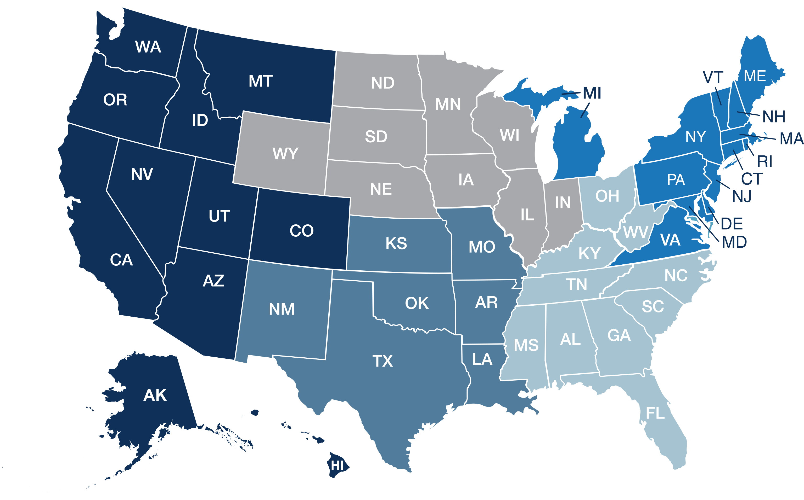 Sporting Goods Territory Map